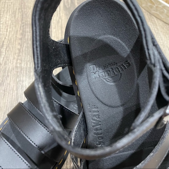 🆕 Dr. Martens Women's Vegan Leather Blaire Sandal Black - Picture 12 of 16